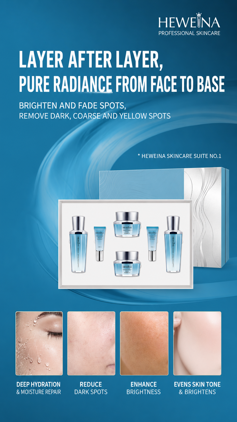 HEWEINA Brightening & Dark Spot Correcting Skincare Set