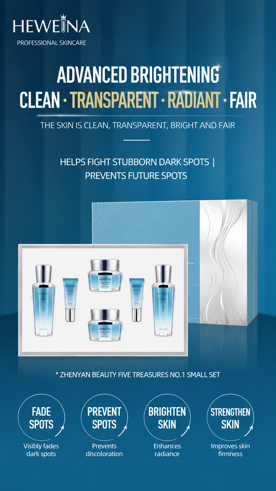 HEWEINA Brightening & Dark Spot Correcting Skincare Set