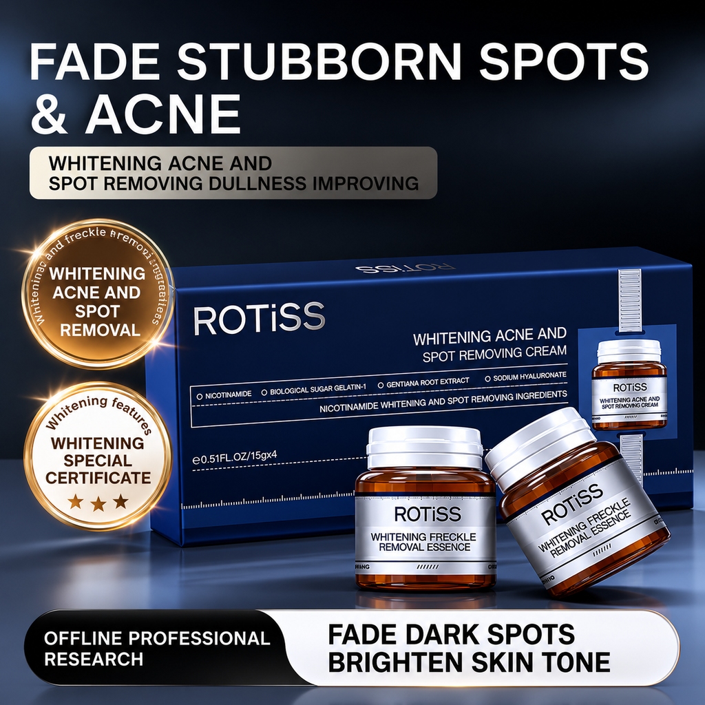 ROTISS Whitening Face Cream Fades Spots, Brightens & Evens Skin Tone