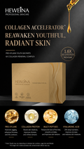 HEWEINA Collagen Anti-Aging Kit with Thermal Lifting Beauty Device, Brightening Dark Spot Skincare Set