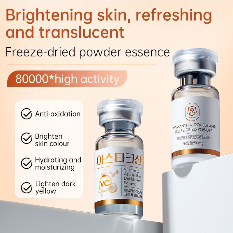 Astaxanthin Double Anti Freeze-Dried Powder—Potent Antioxidant, Deep Anti-Wrinkle, and Spot Removal